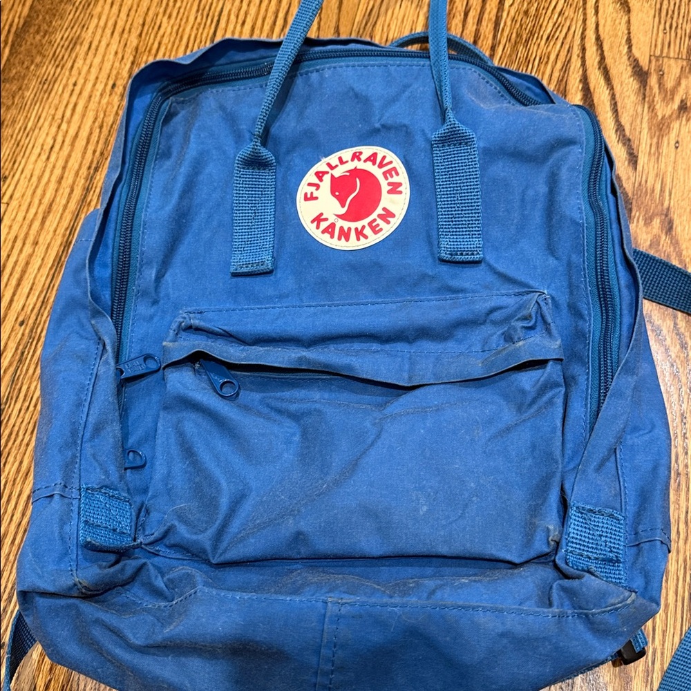 FjallRaven Kånken Blue Backpack - Picture 2 of 5